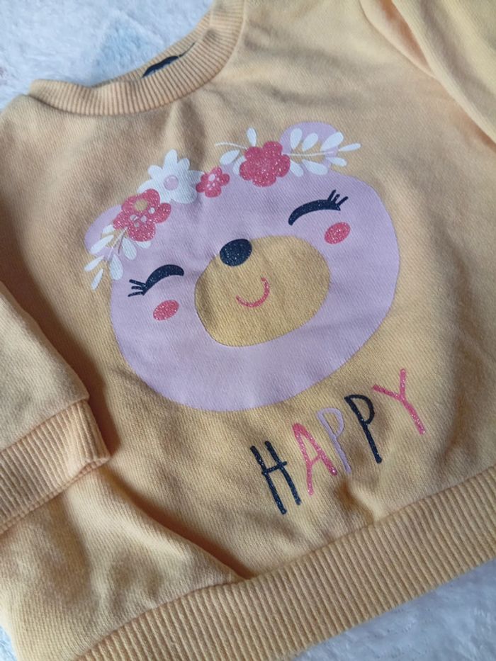 Pull jaune happy - photo numéro 4