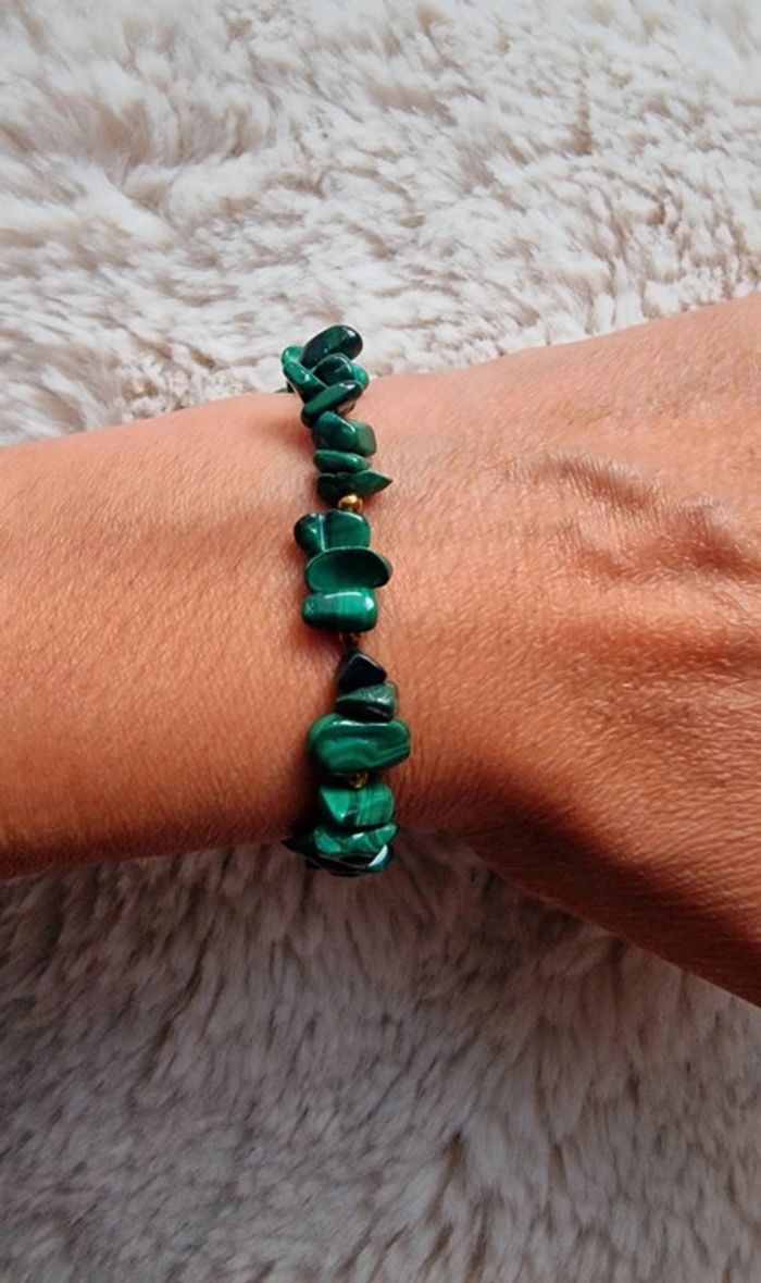 Bracelet élastique perles chips - photo numéro 2
