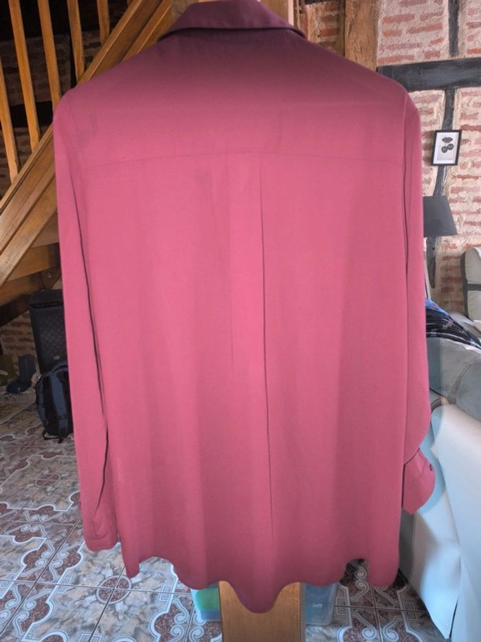 Chemise fluide bordeaux Primark - photo numéro 5