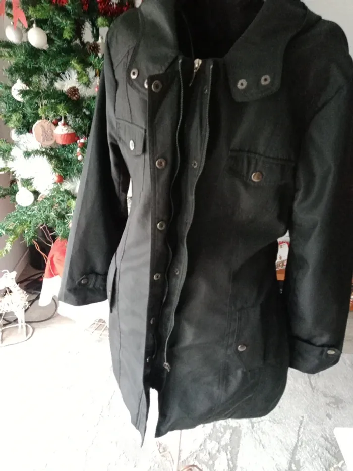 Manteau veste noir - photo numéro 4