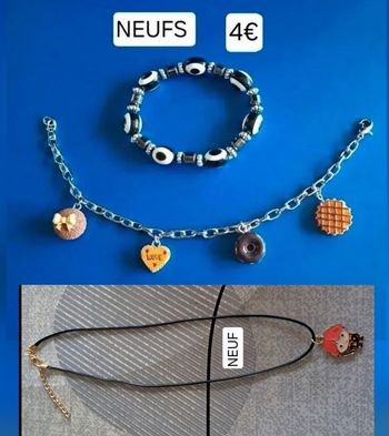 Ensemble de bijoux de fantaisie NEUFS pour fille ou femme