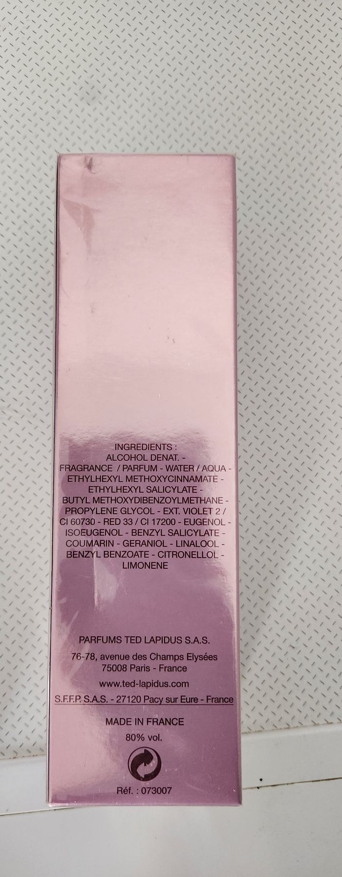 Eau de toilette lapidus woman - photo numéro 3