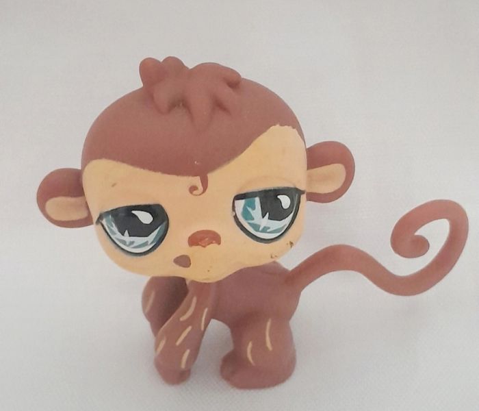 Figurine Littlest Pet Shop Singe aux yeux bleus