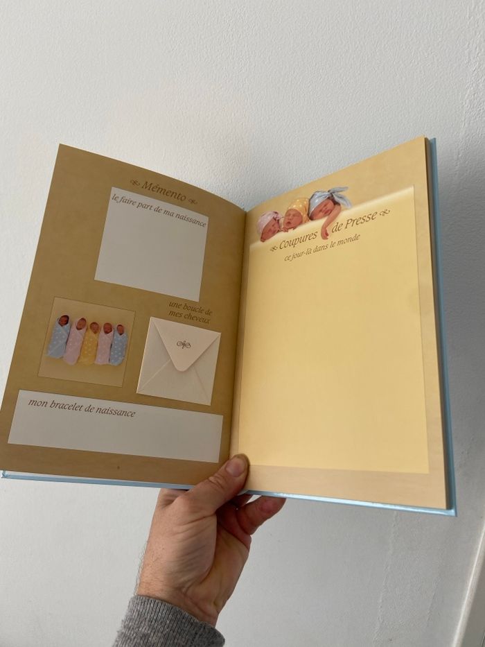 Livre Souvenirs Bébé Anne Geddes - Mes Cinq Premières Années - Neuf - photo numéro 3