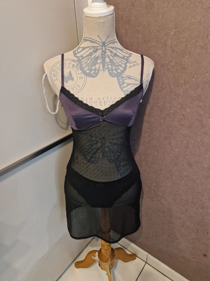 Nuisette et son string assorti Darjeeling taille 36 neufs