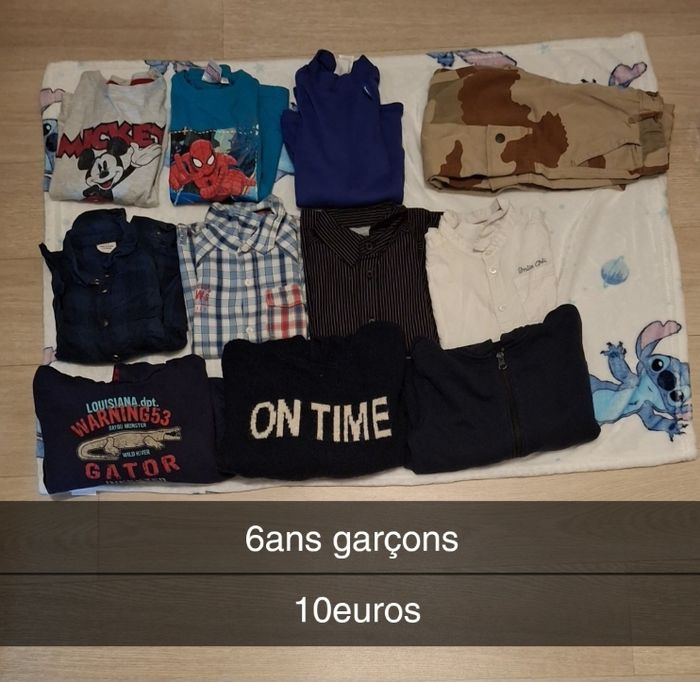 Lot 6ans garçon
