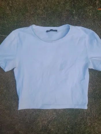 T-shirt crop top Zara taille s