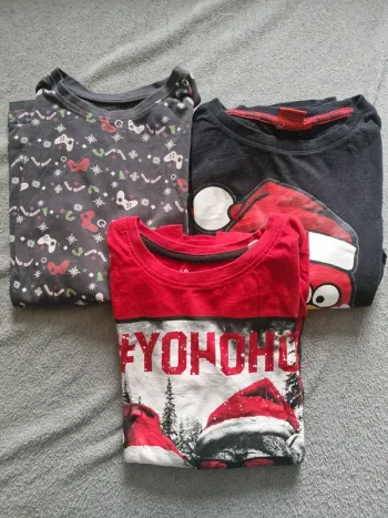 Lot 3 t-shirts manches longues