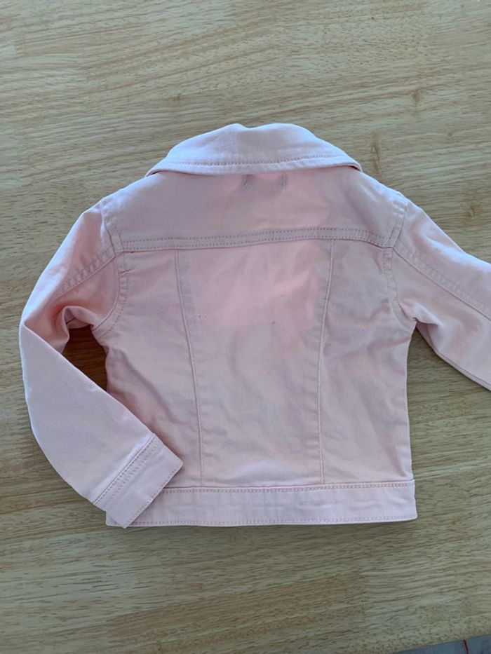 Veste jean rose 12 mois - photo numéro 6
