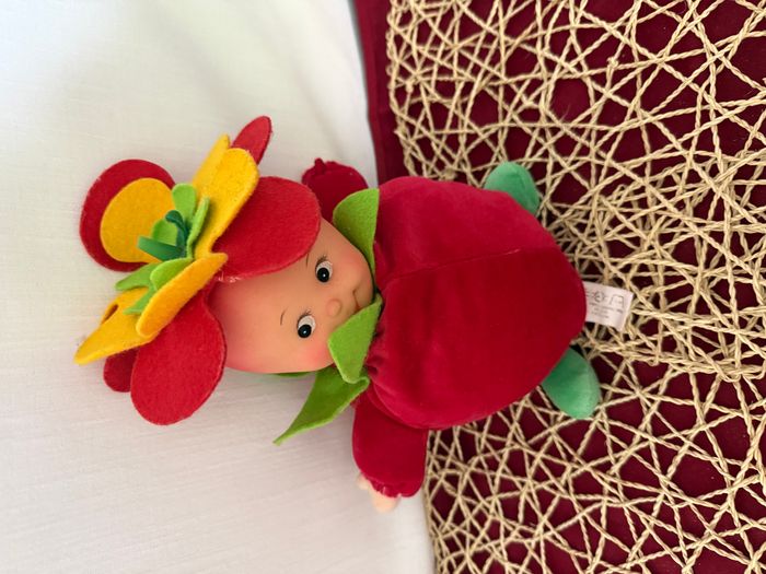 Peluche poupée les Toufous tomate rouge GIPSY MUNDIA - photo numéro 2