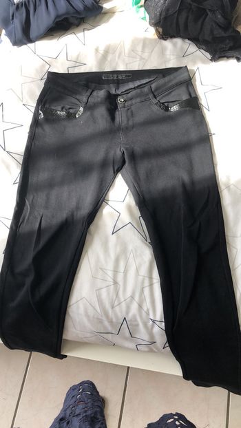 Pantalon noir stretch 38/40