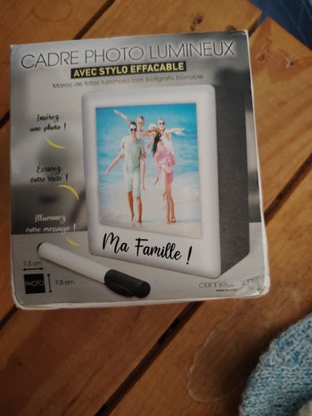 Cadre photo lumineux