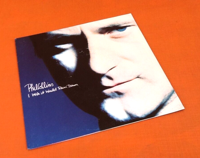 Vinyle 45 tours Phil Collins I wish it would rain down (1989) - photo numéro 2