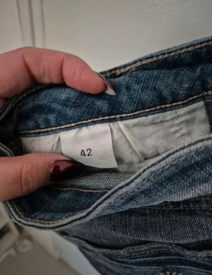 Magnifique jupe en jeans taille 42 - photo numéro 3