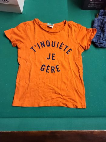 Tee shirt tape a l oeil 6 ans