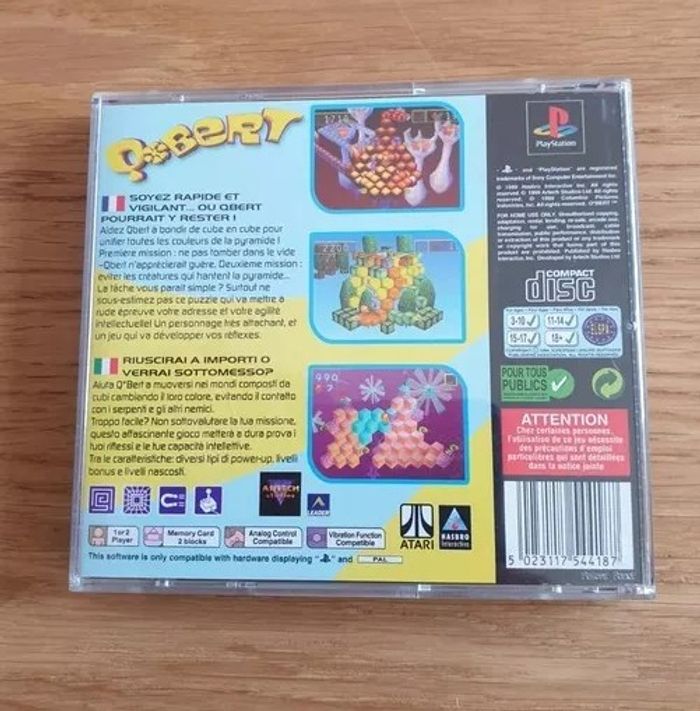 Sony Playstation 1 - PS1 PSX - Q-Bert - Q Bert - PAL FR - photo numéro 3