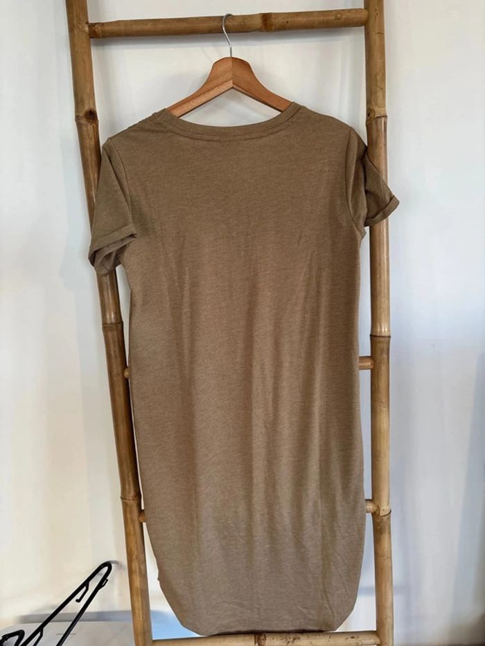 Robe t-shirt marron clair / beige JDY taille XS - photo numéro 2