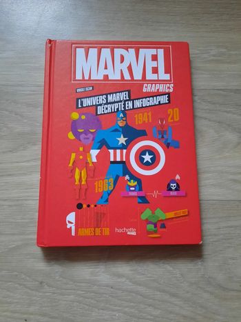 Livre: Marvel graphics l'univers décrypté en infographie