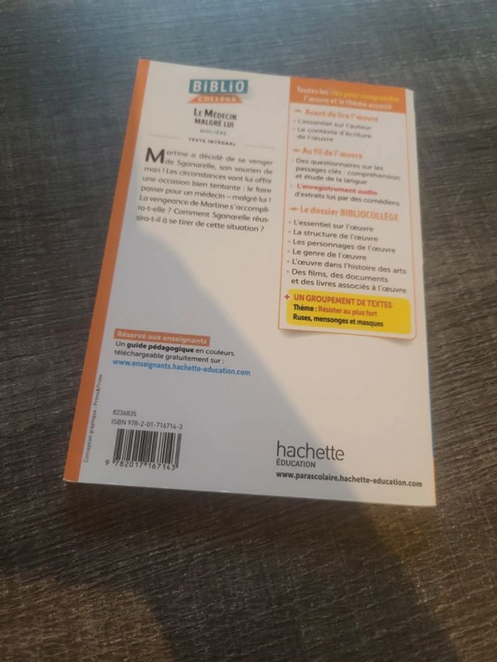 Livre le medecin malgré lui - photo numéro 3