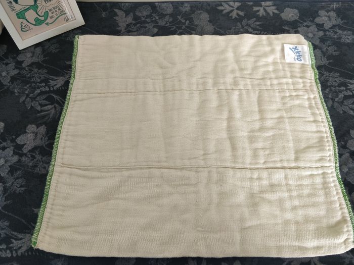 Lot de 2 insertspiur couches lavables  comme neuf XKKO en coton bio - photo numéro 5