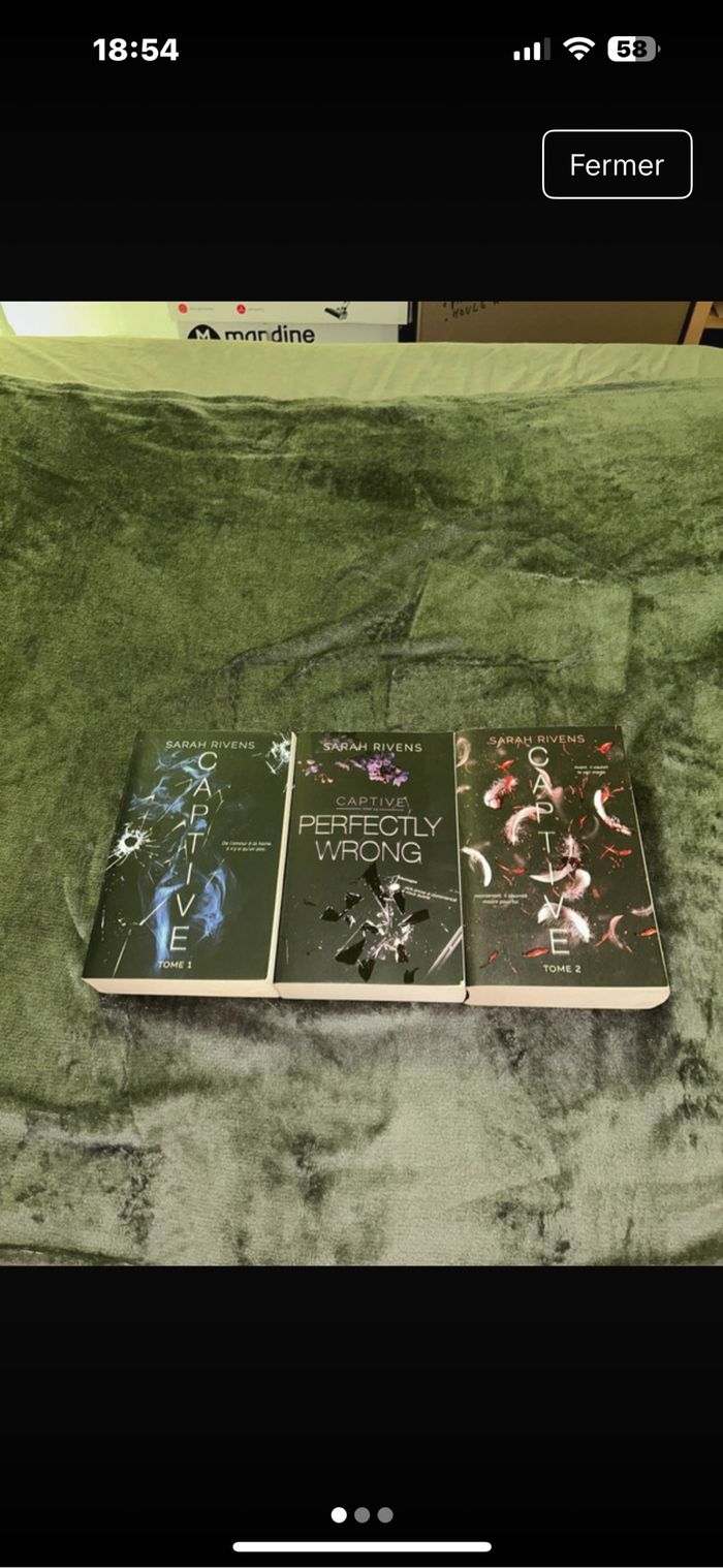 Trilogie captive de Sarah Rivens