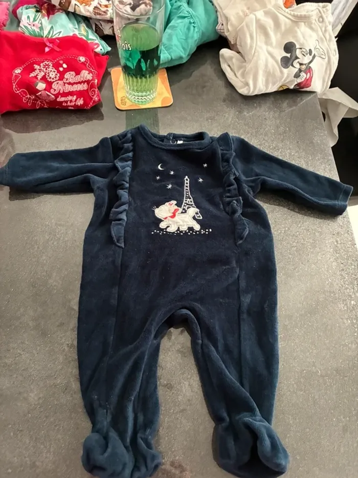 Pyjama Grenouillère Marie Taille 3 mois