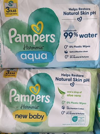 Lot Lingettes Pampers Harmonie