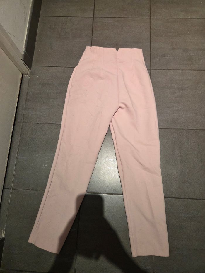 Pantalon carrotte rose - photo numéro 3