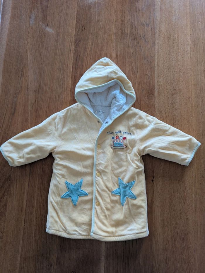 Peignoir Mon petit prince boutons pression 12 mois