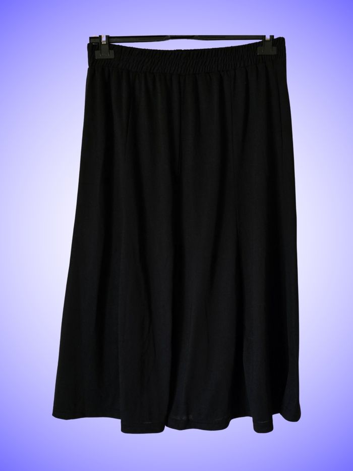 Jupe Longue Ample Noire Taille 44 XXL Bleu Bonheur - photo numรฉro 2