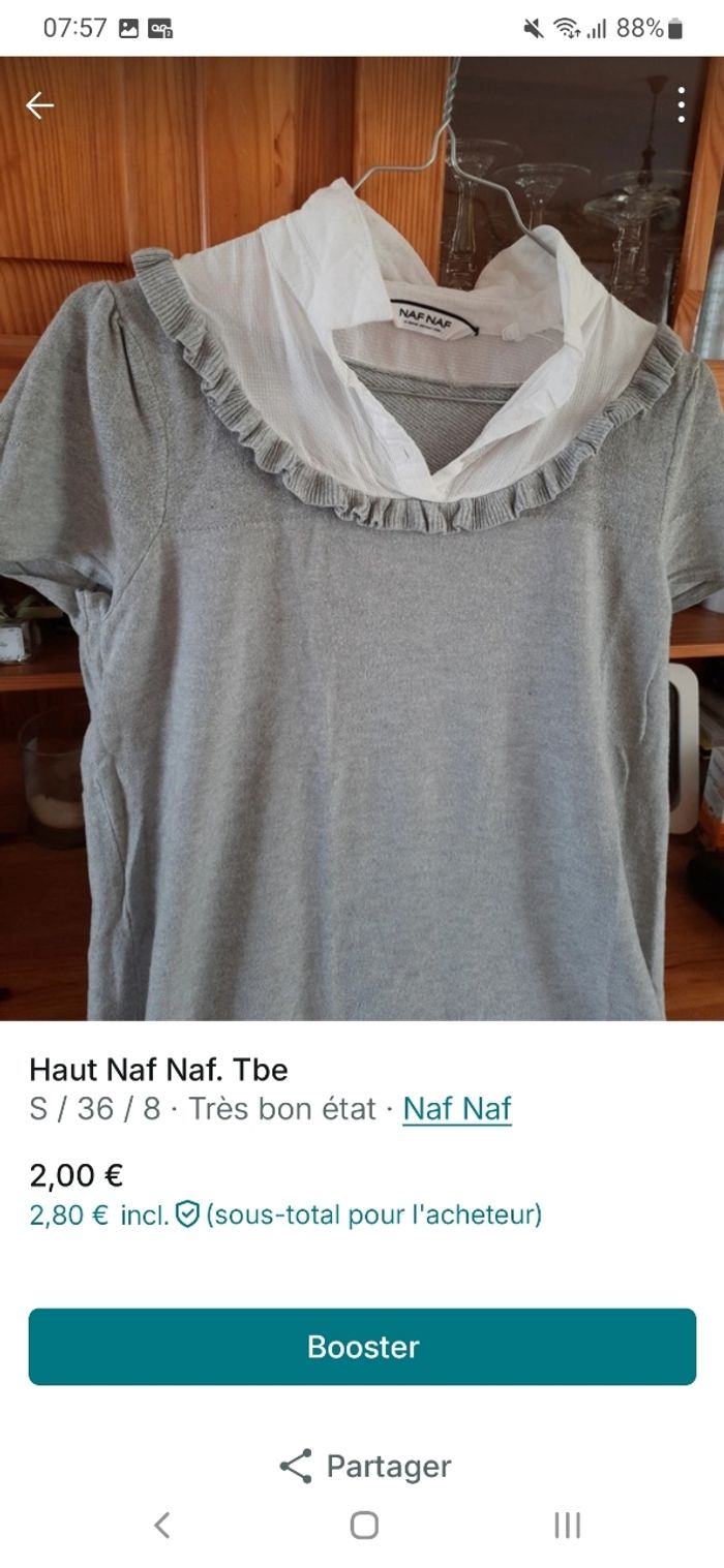 Haut Naf Naf. Tbe