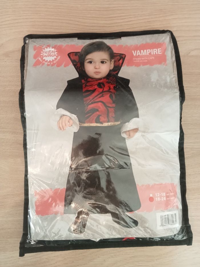 Déguisement de vampire bébé 18-24 mois