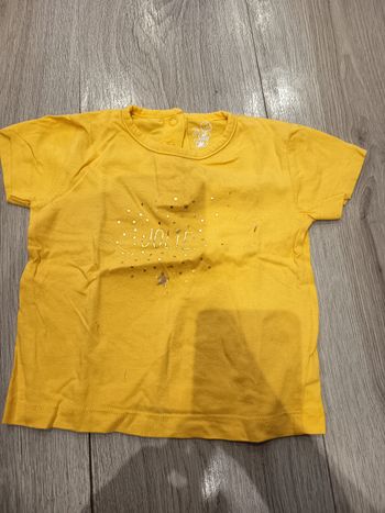 Tee shirt manche courte 12 mois