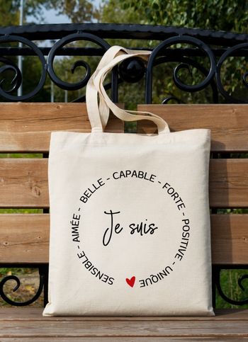 Sac mindset positif - cadeau pour femme