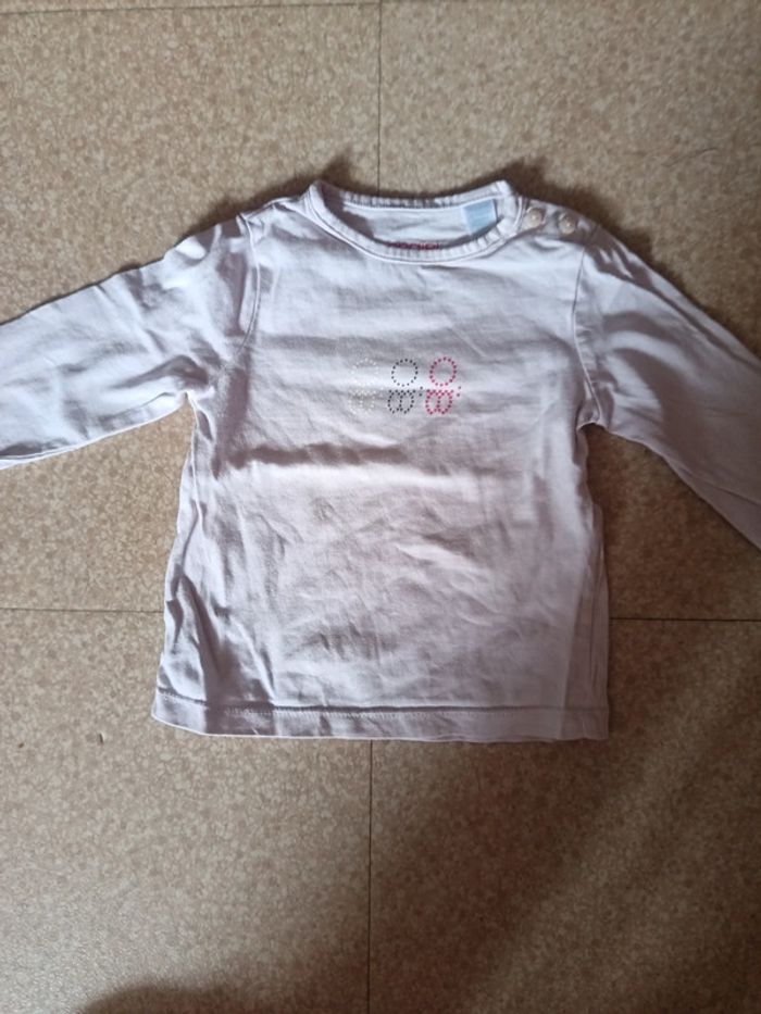 T-shirt manches longues 12 mois