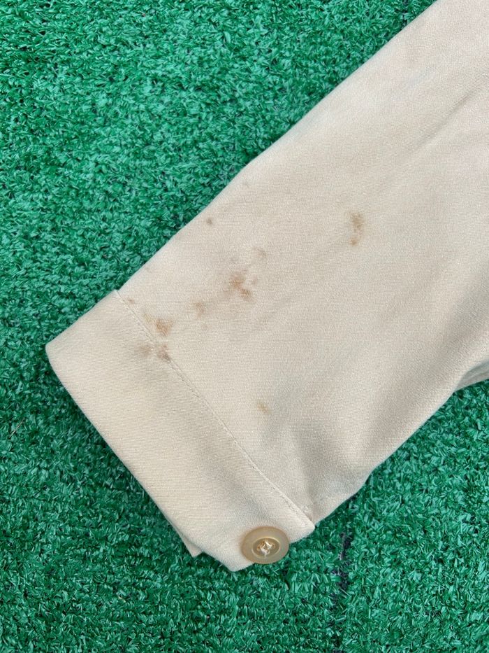 Chemise beige à col montant – manches longues - photo numéro 3