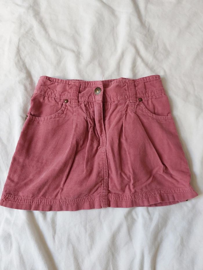 Jupe velours 4 ans