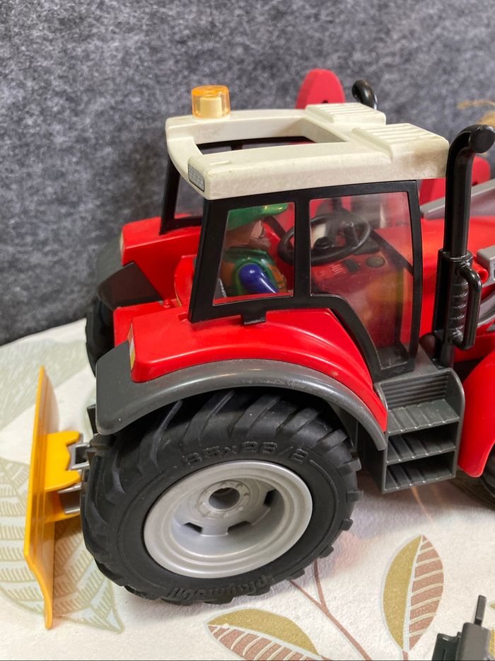 Playmobil - tracteur avec son foin - photo numéro 6