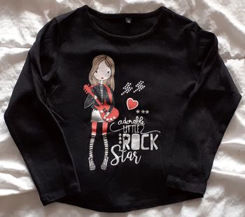 Haut manches longues fille 4-5 ans