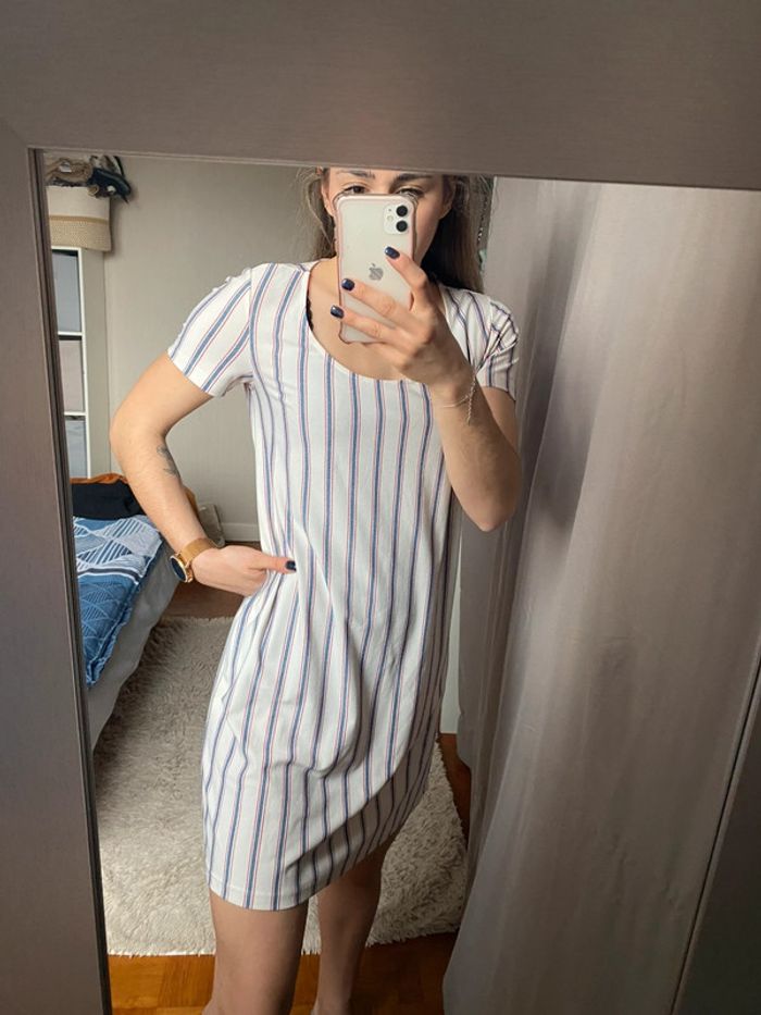 Robe rayée mango - photo numéro 3