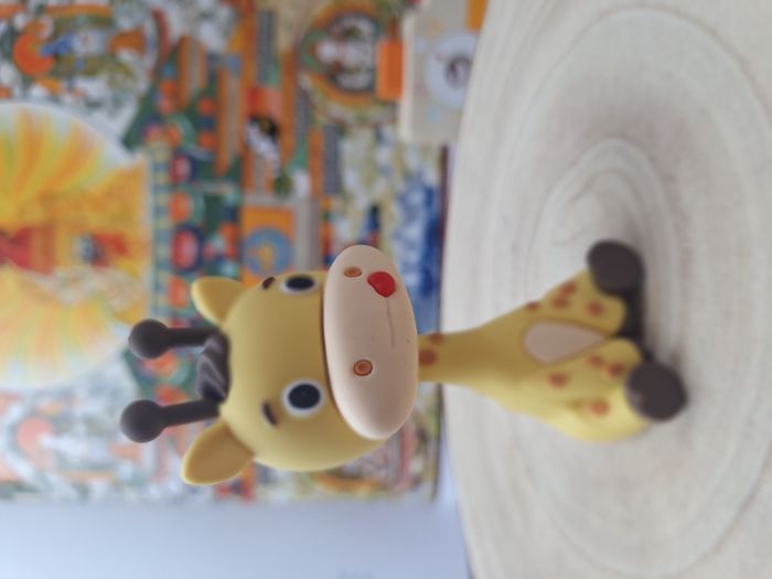 Jouet ou déco de gâteau thème jungle girafe - photo numéro 2