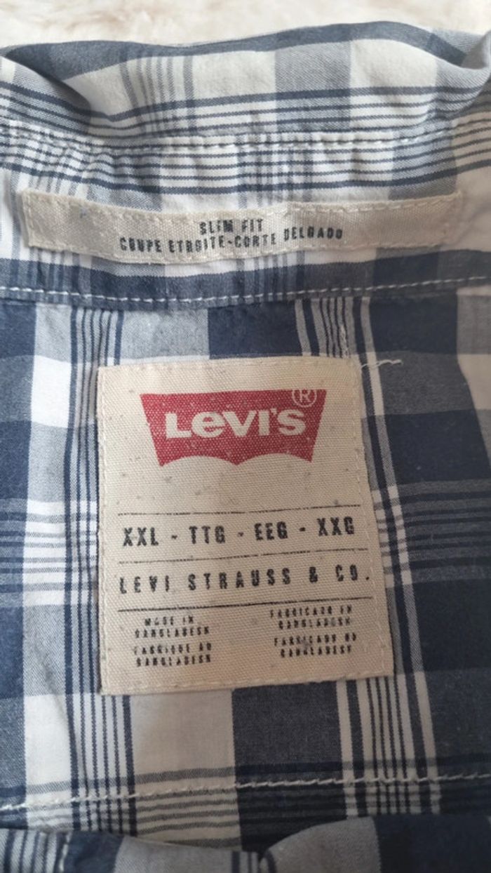 Chemise à carreaux Levi's manches courtes - photo numéro 5