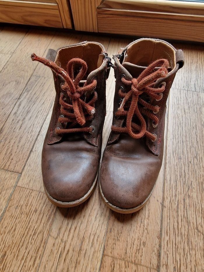 Bottines Kickers pointure 32 garçon - photo numéro 2