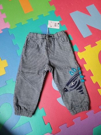 Pantalon rayé DPAM 18 mois