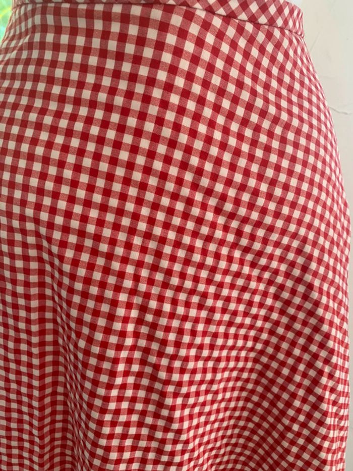 jupe vintage vichy Mina.B made i 🇫🇷 taille 40 - photo numéro 3