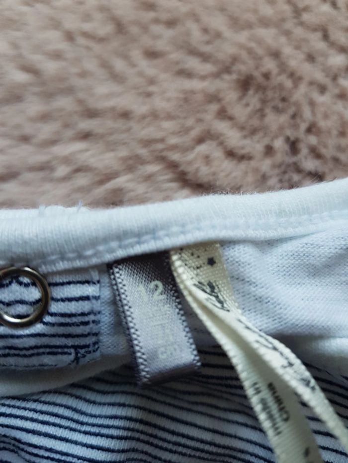 Salopette et tee shirt garçon 12 mois - photo numéro 3