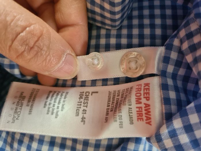 Chemise à carreaux Burton / Taille L - photo numéro 3