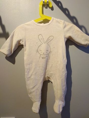 Pyjama Kiabi velours fille 3 mois
