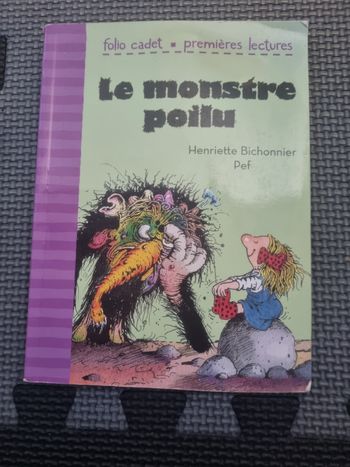 Livre première lecture Le Monstre Poilu