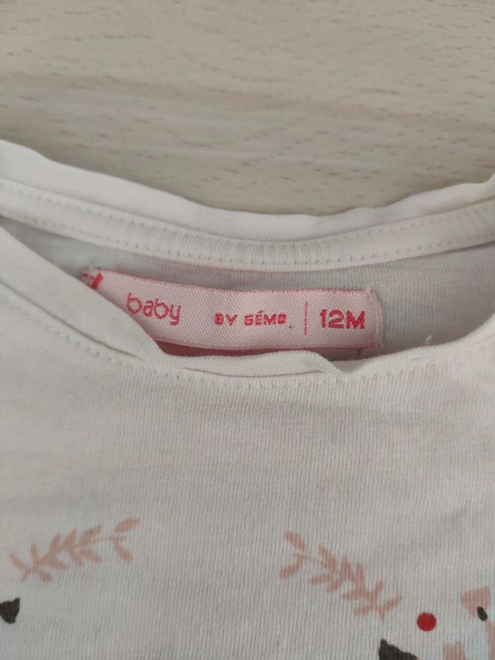 T shirt manches longues 12 mois la plus jolie - photo numéro 3